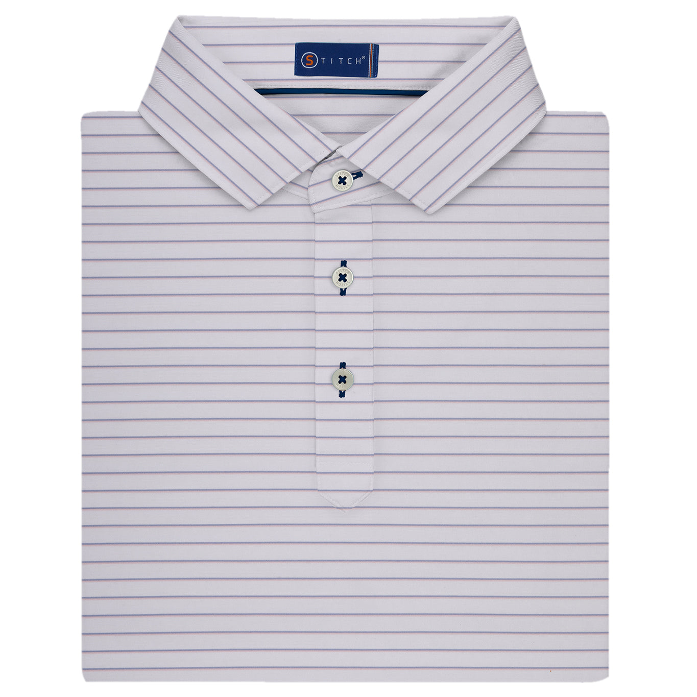Bleecker Stripe Golf Polo | Performance Polo | STITCH Golf