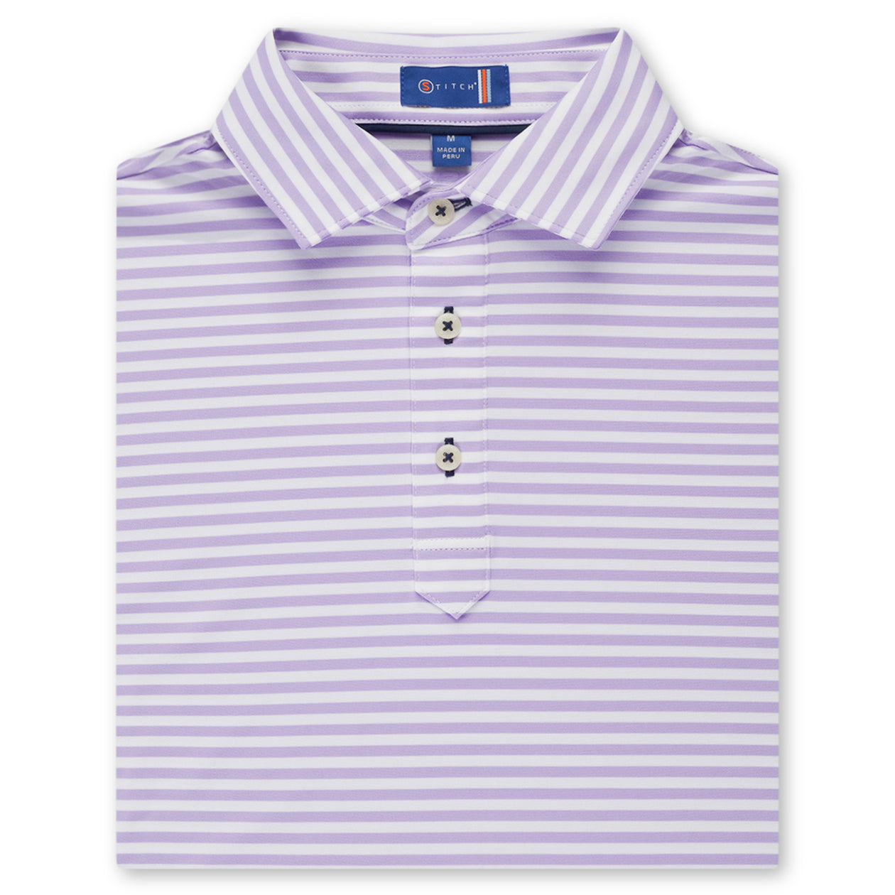 Apex Stripe Golf Polo | Performance Polo | STITCH Golf