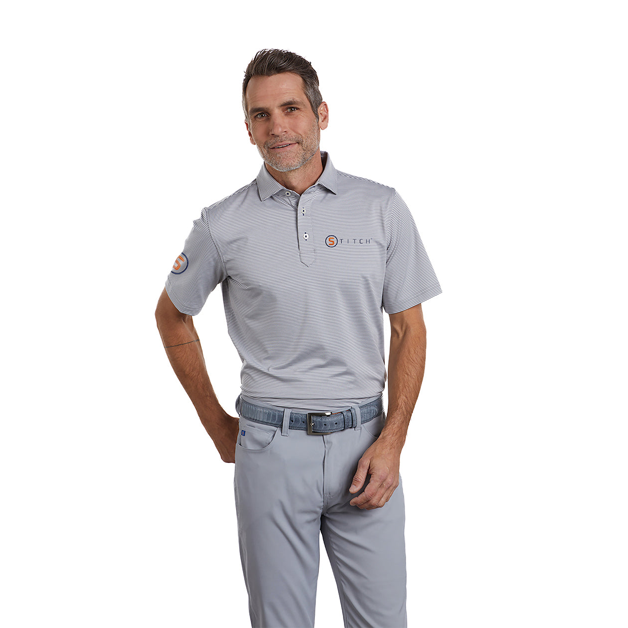 Atlantic Stripe PRO SERIES Polo