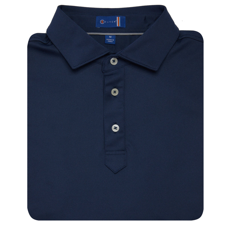 STITCH Solid Pique Golf Polo