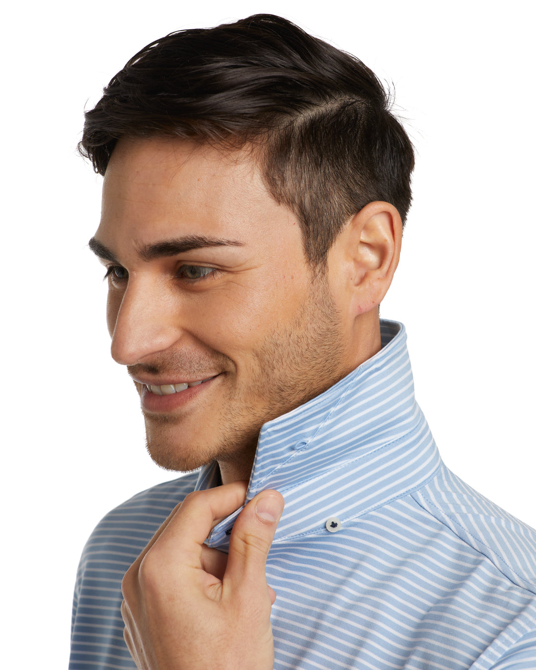 Victory Stripe Golf Polo