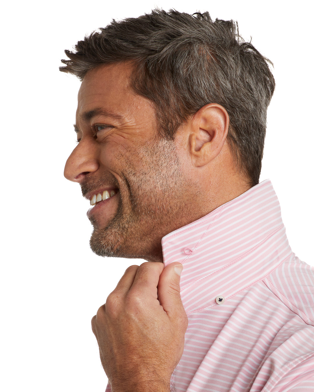 Victory Stripe Golf Polo