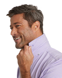 Victory Stripe Golf Polo