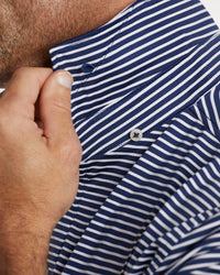 Victory Stripe Golf Polo