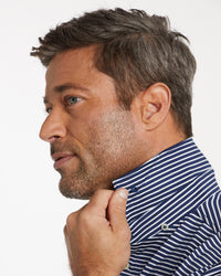 Victory Stripe Golf Polo