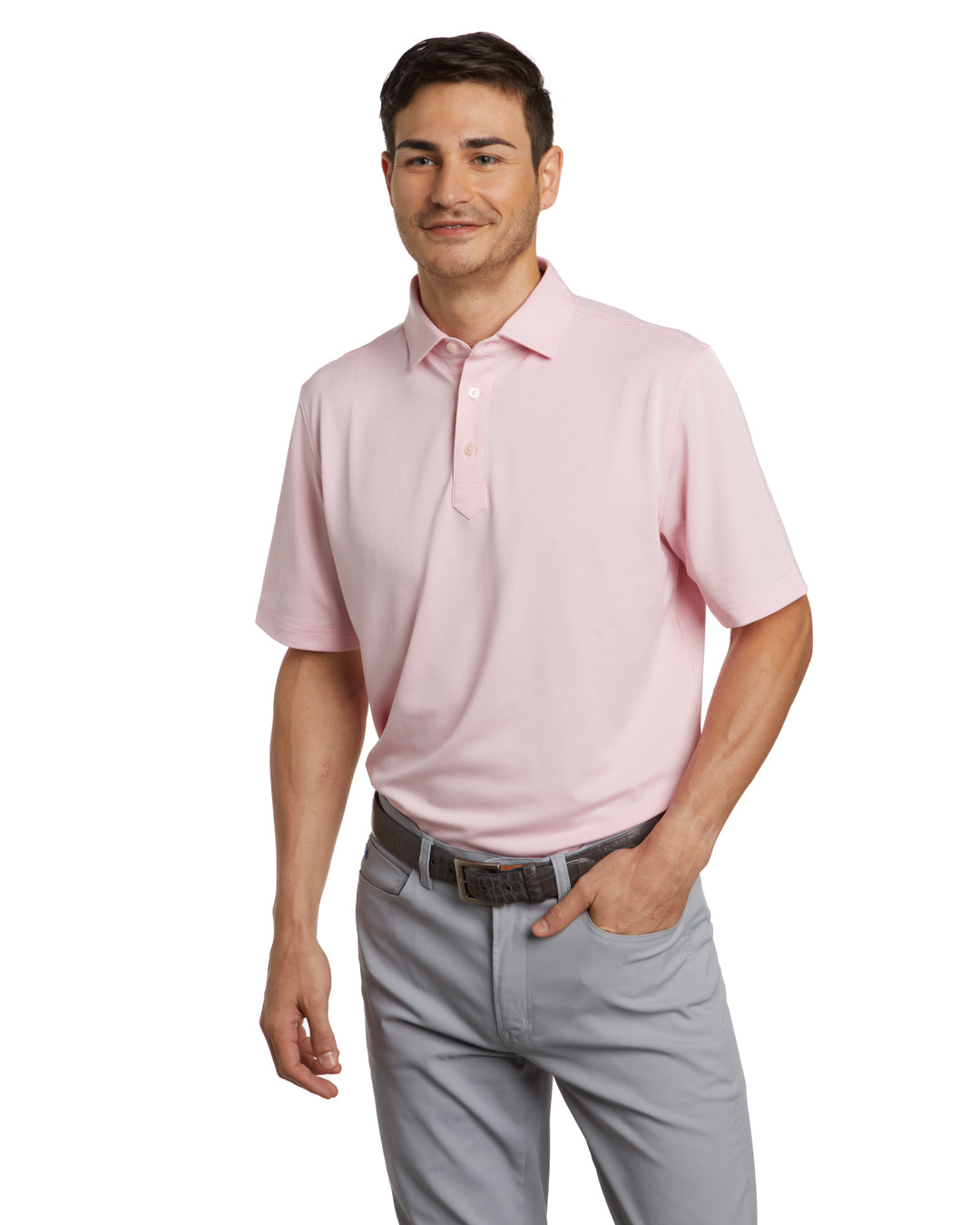 STITCH Solid Pique Golf Polo