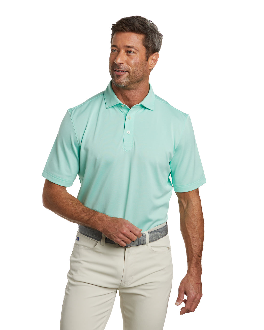 STITCH Solid Pique Golf Polo