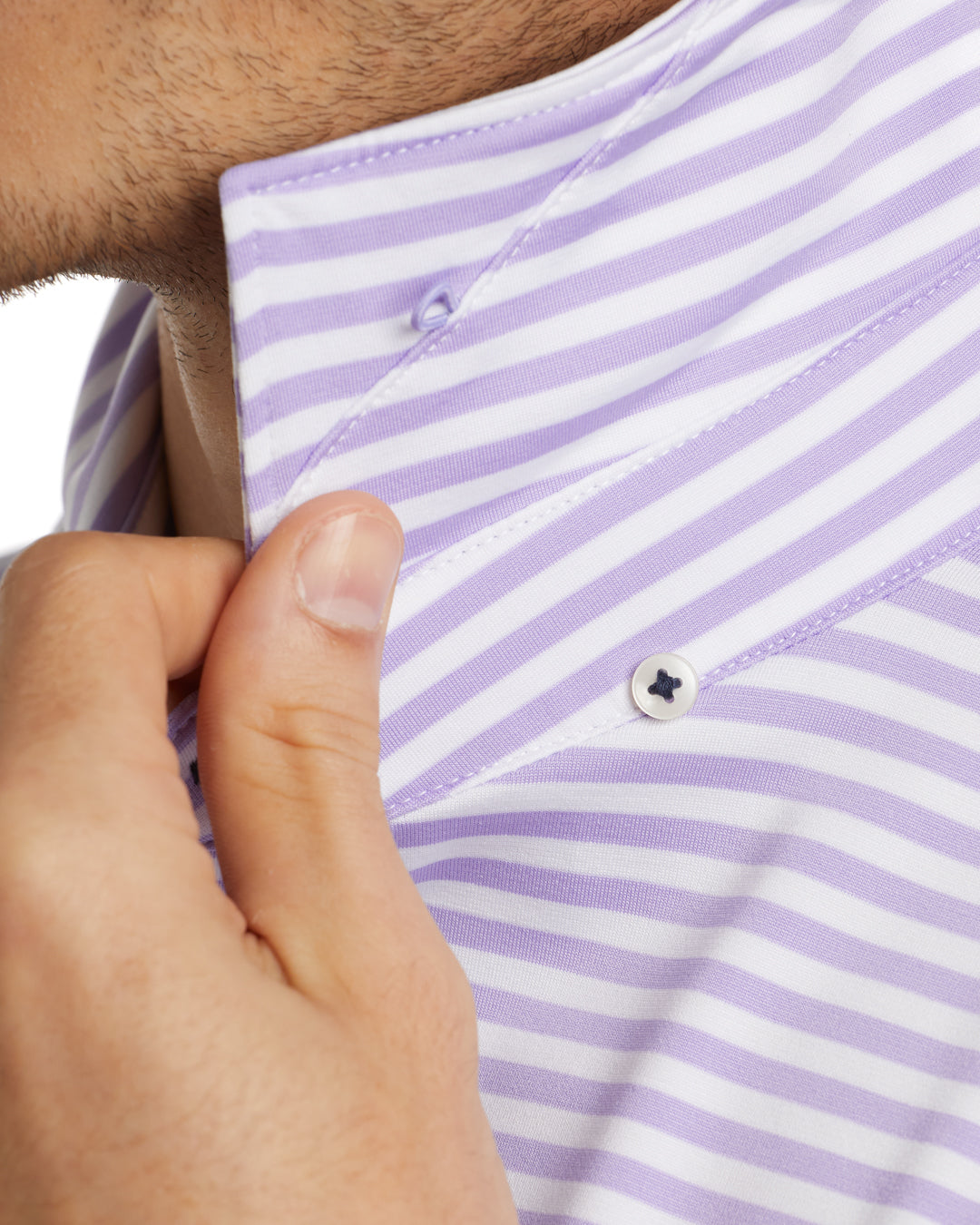 Apex Stripe Golf Polo