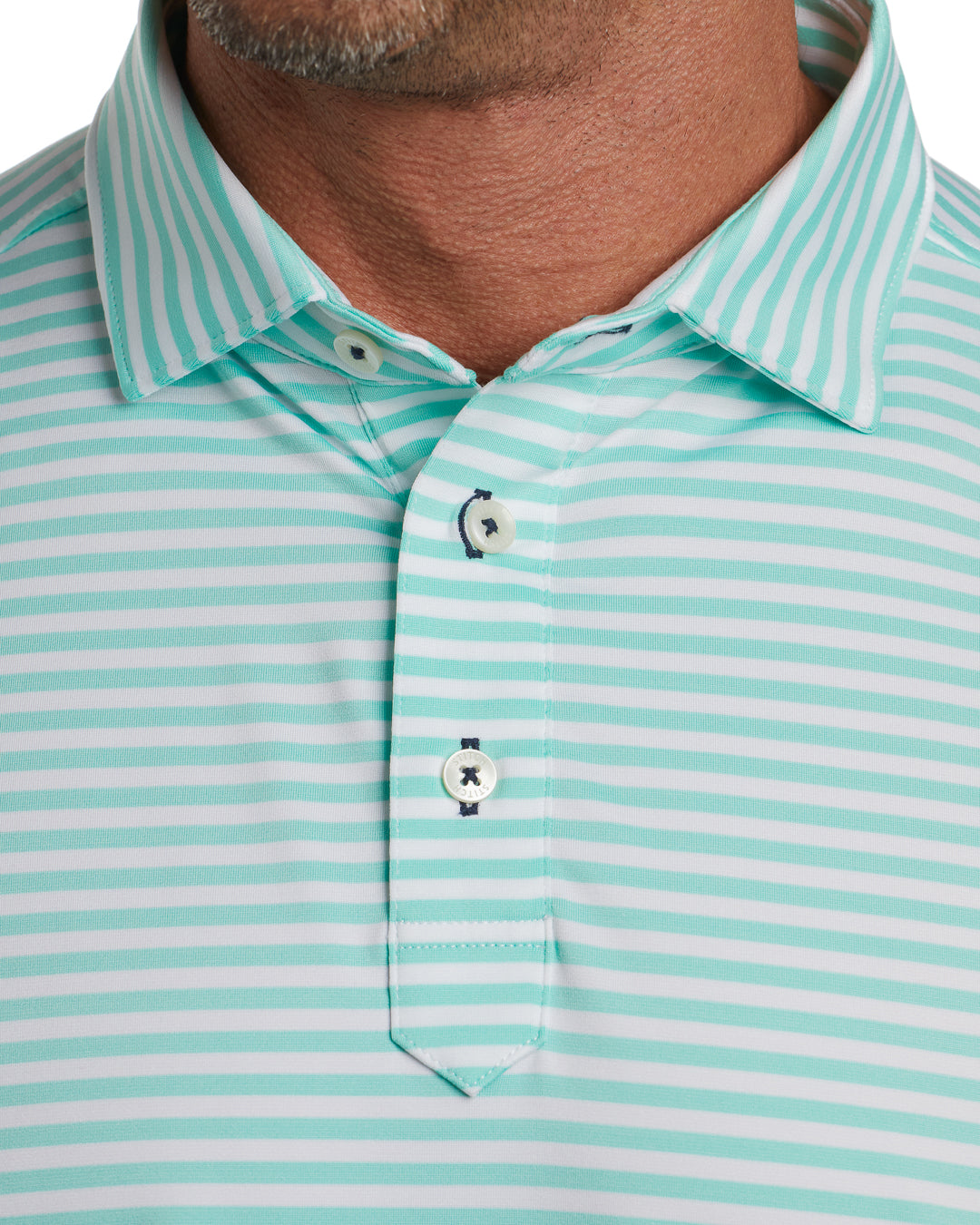 Apex Stripe Golf Polo