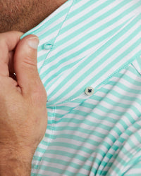 Apex Stripe Golf Polo