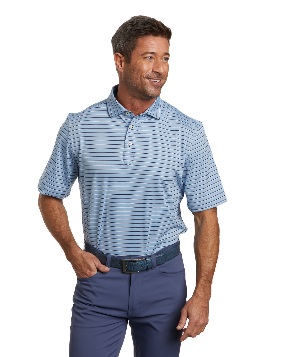 Camber Stripe Golf Polo
