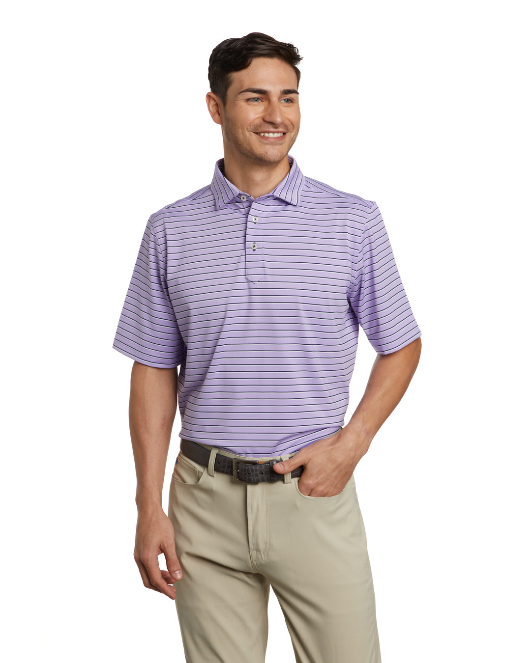 Camber Stripe Golf Polo