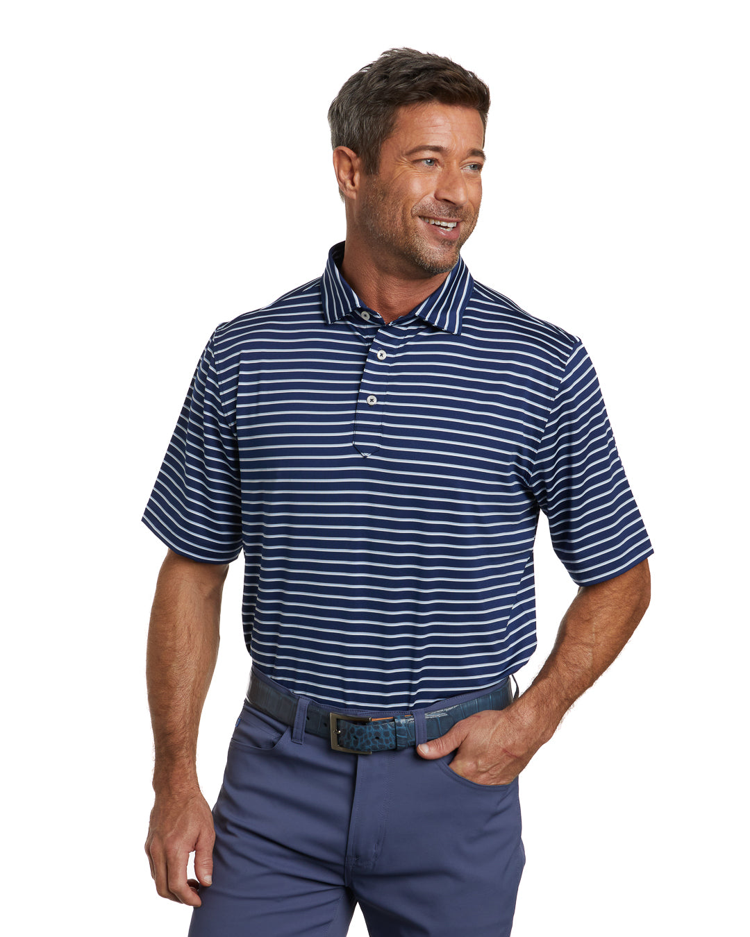 Camber Stripe Golf Polo