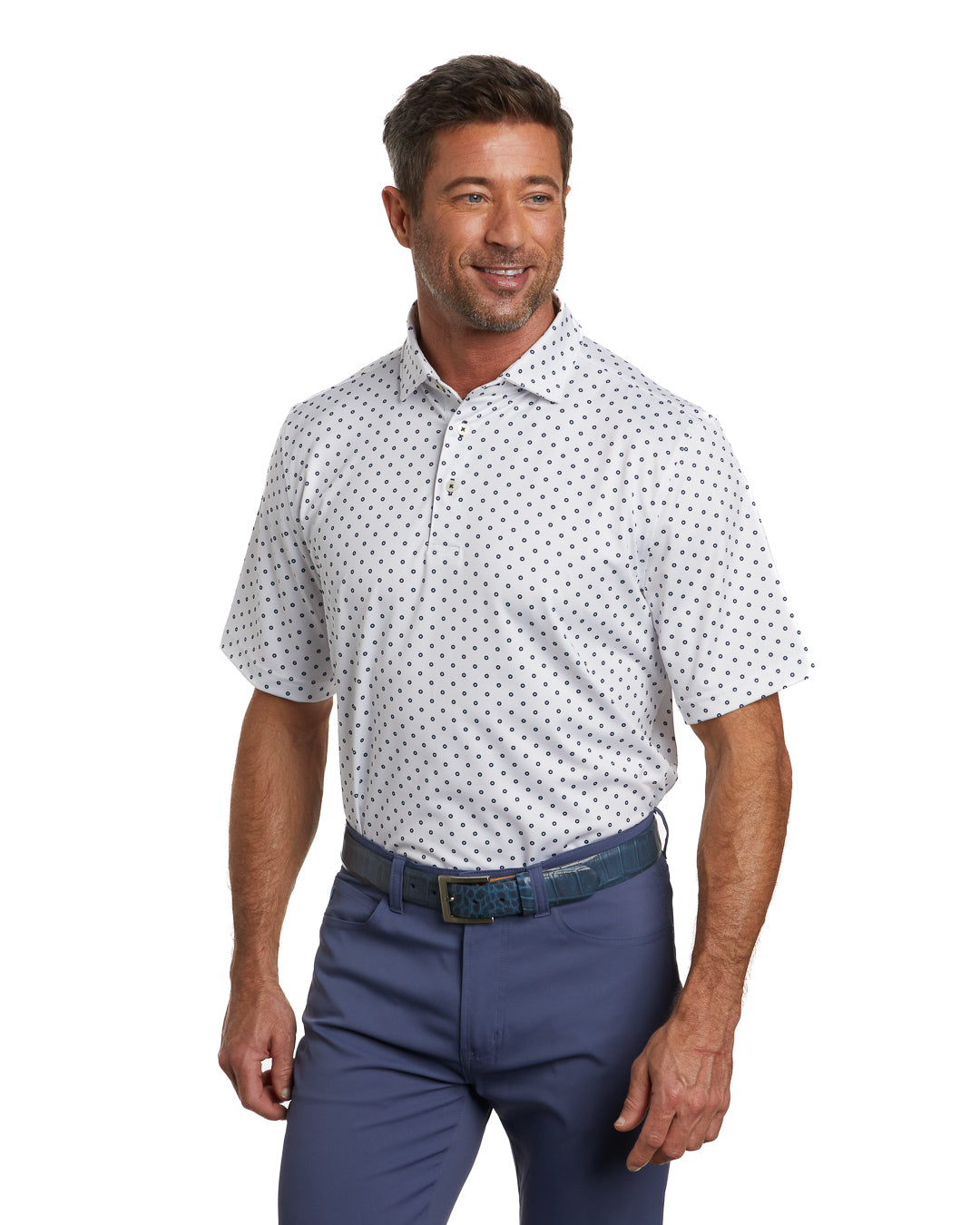 Stitch Dot Golf Polo