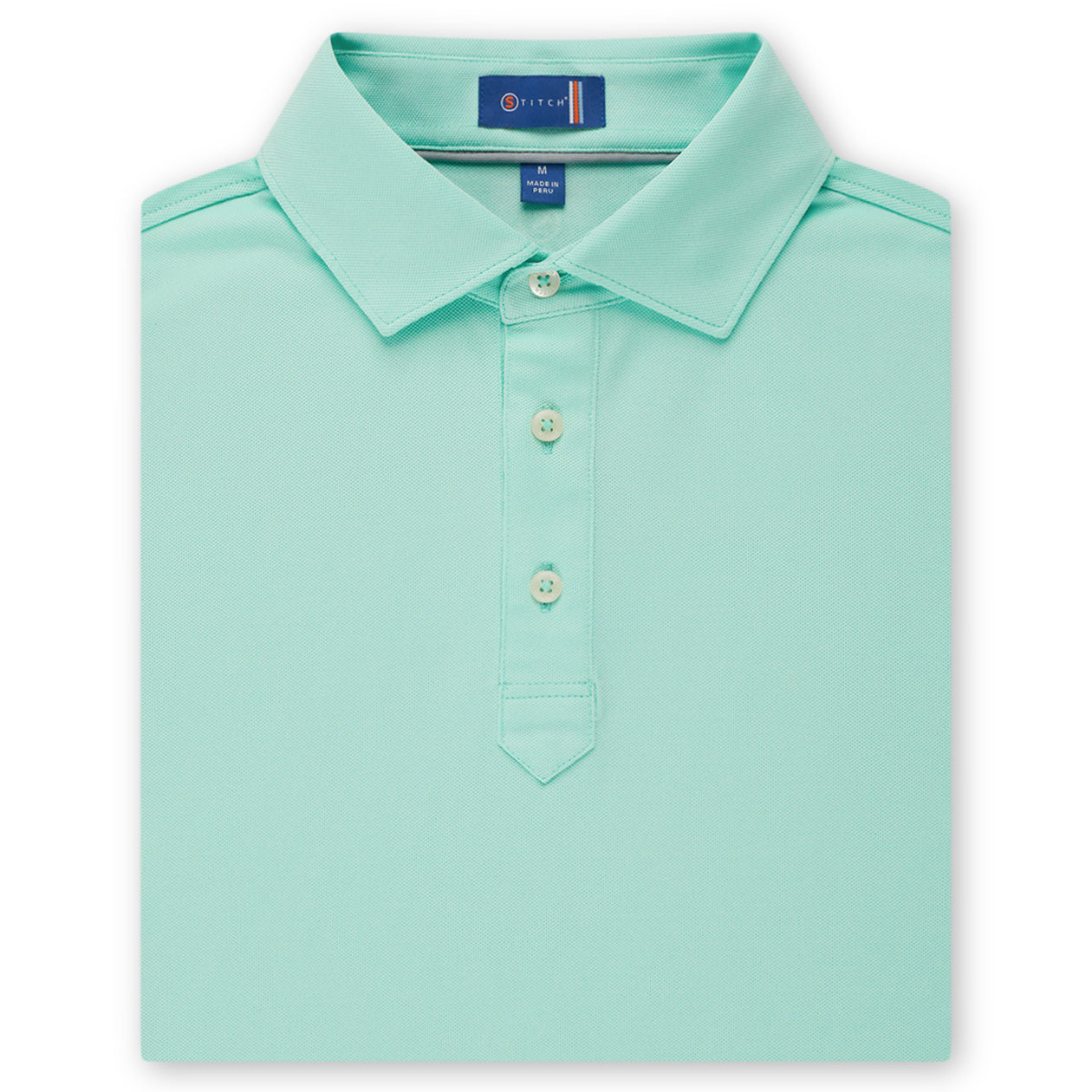 STITCH Solid Pique Golf Polo