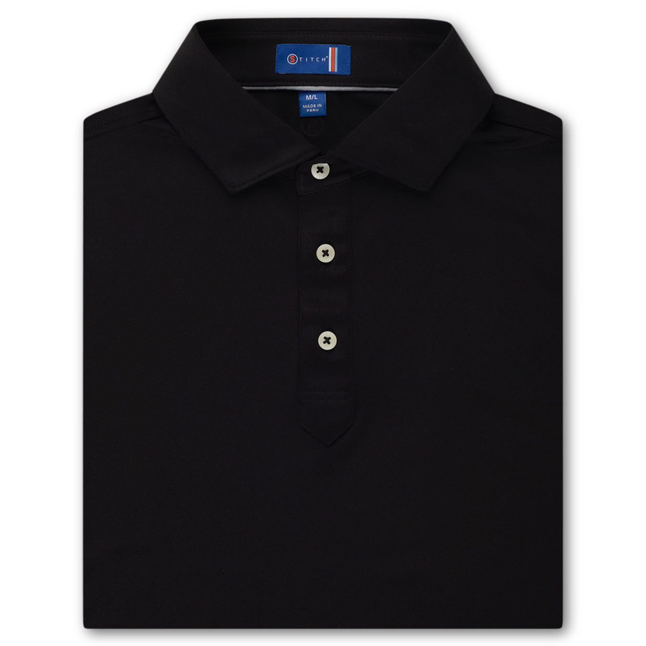 STITCH Solid Pique Golf Polo