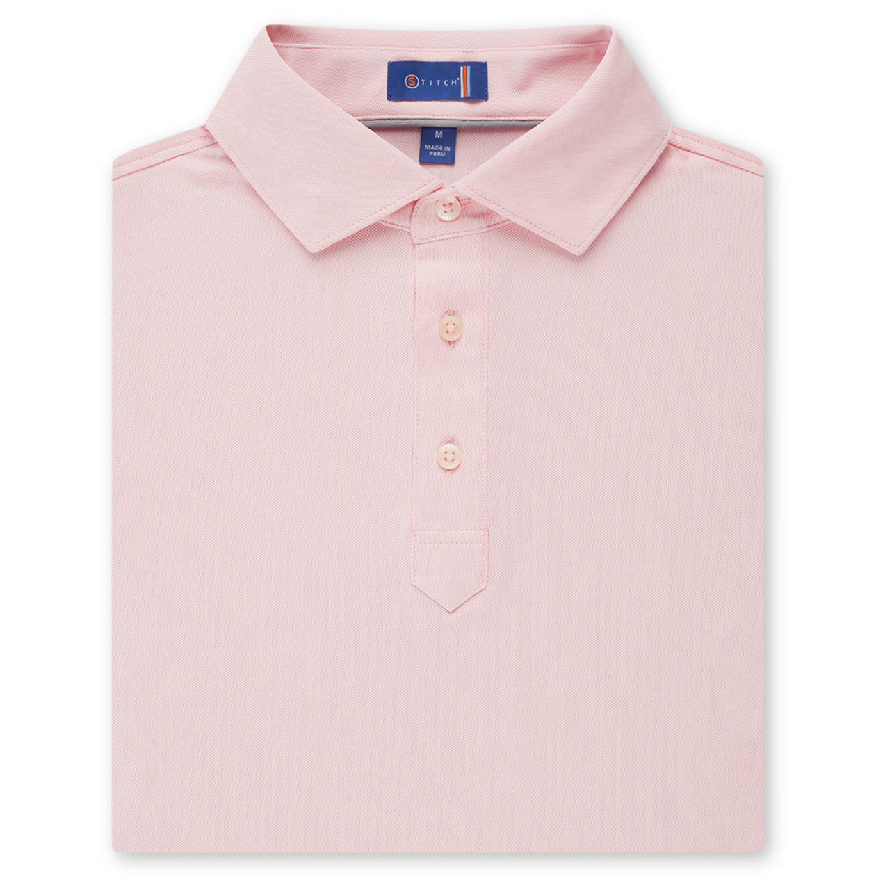 STITCH Solid Pique Golf Polo
