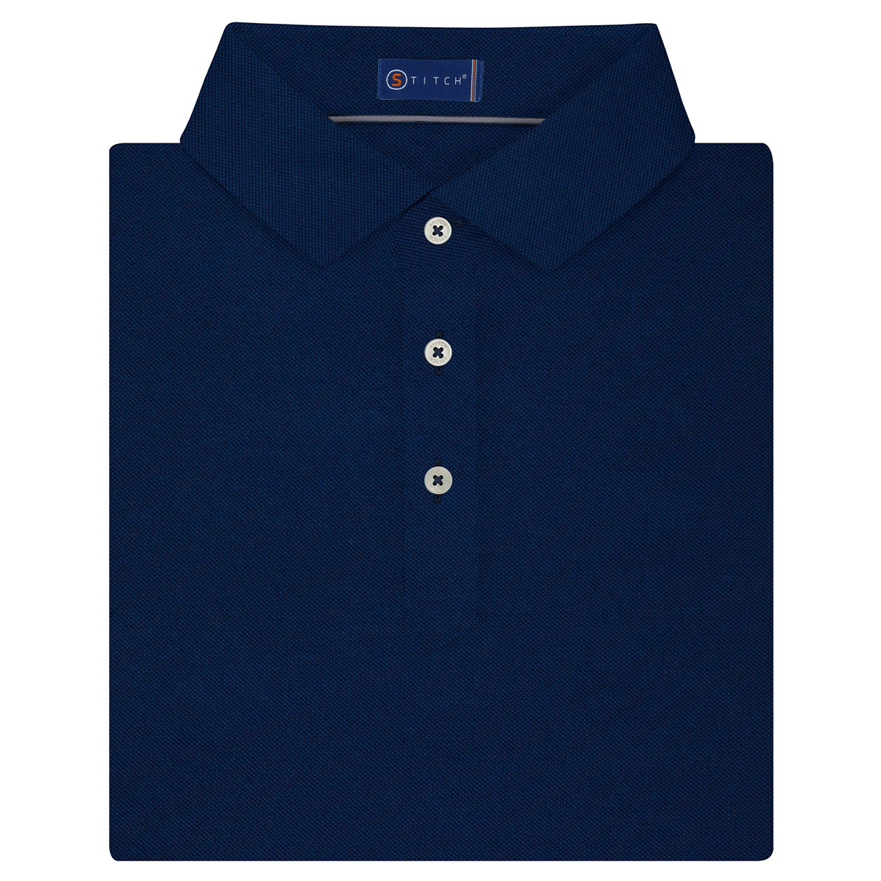 STITCH Solid Pique Golf Polo