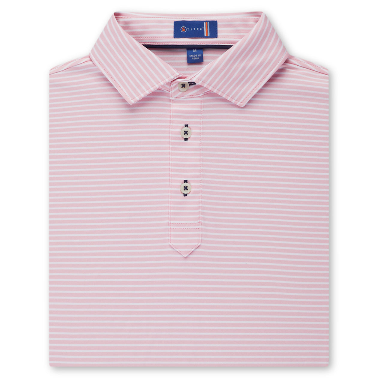 Victory Stripe Golf Polo