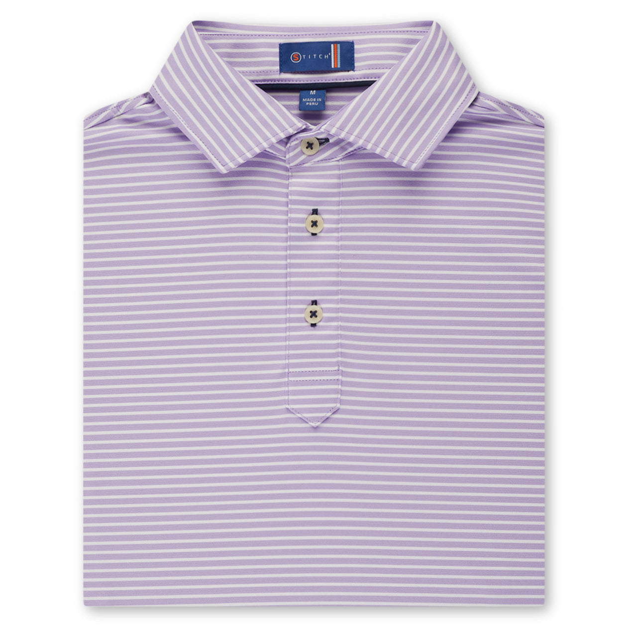 Victory Stripe Golf Polo