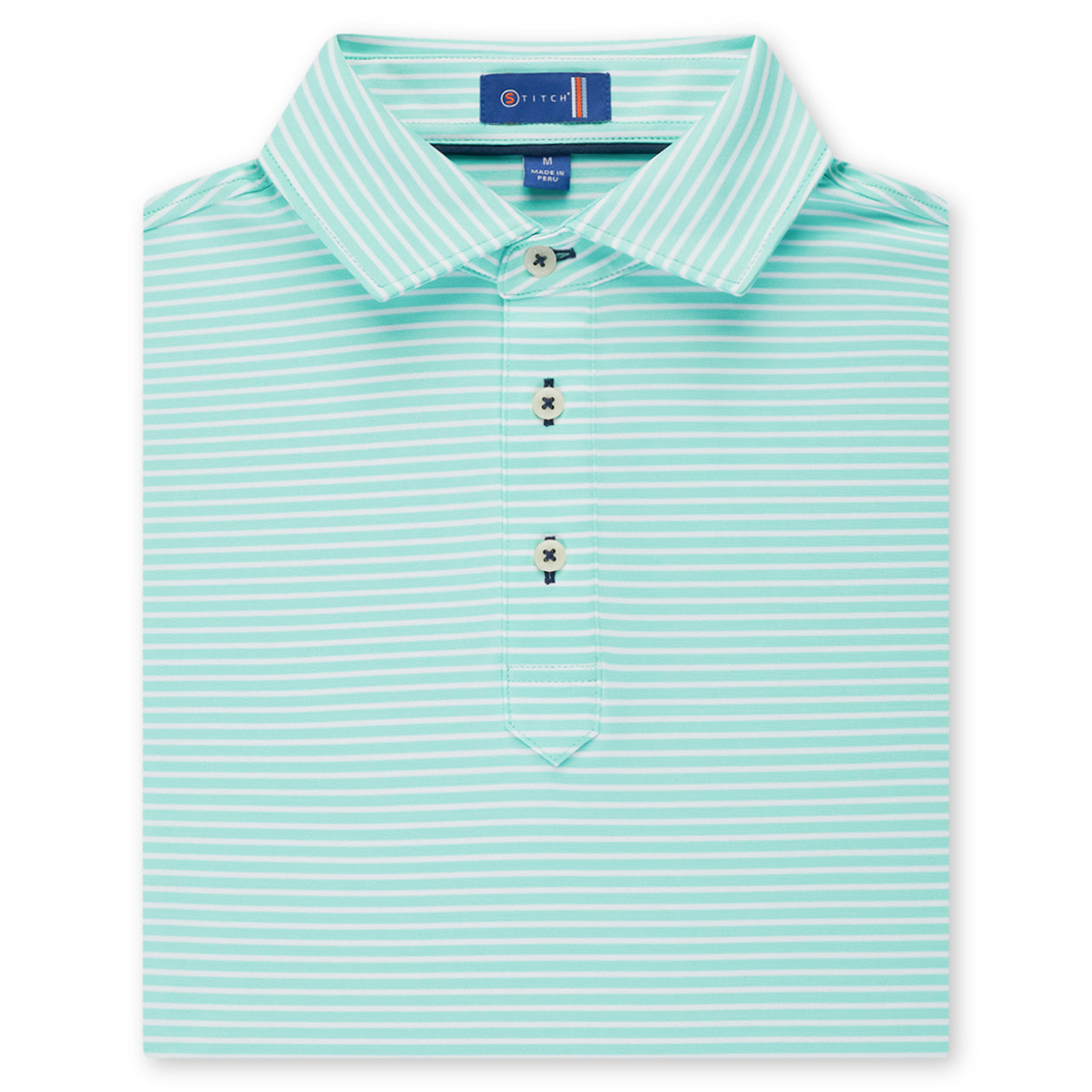 Victory Stripe Golf Polo